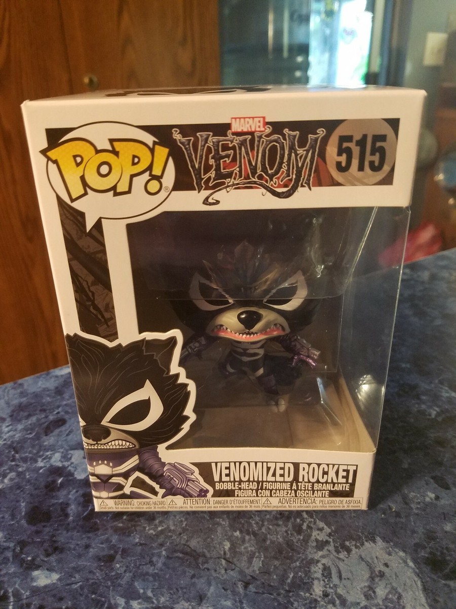Funko Pop Marvel Venom : Venomized Rocket #515 Vinyl w/Case 