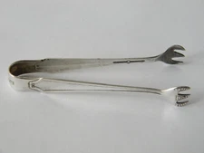 Antique 1904-1929 International Sterling Silver Claw Talon Sugar Tongs 4"