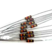 Carbon Film Resistor Through Hole 1.3K Ohm 1/2W 5 Percent Tolerance, 12 Pcs