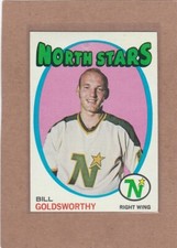 1971-72 TOPPS HOCKEY BILL GOLDSWORTHY #55 NORTH STARS EXMT *A35280
