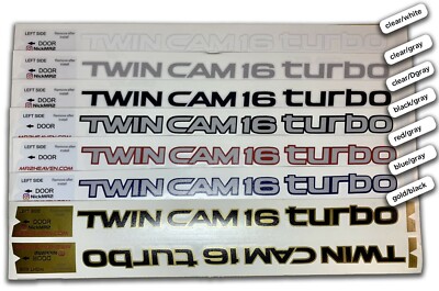 STICKER MR2 TWIN CAM 16 turbo