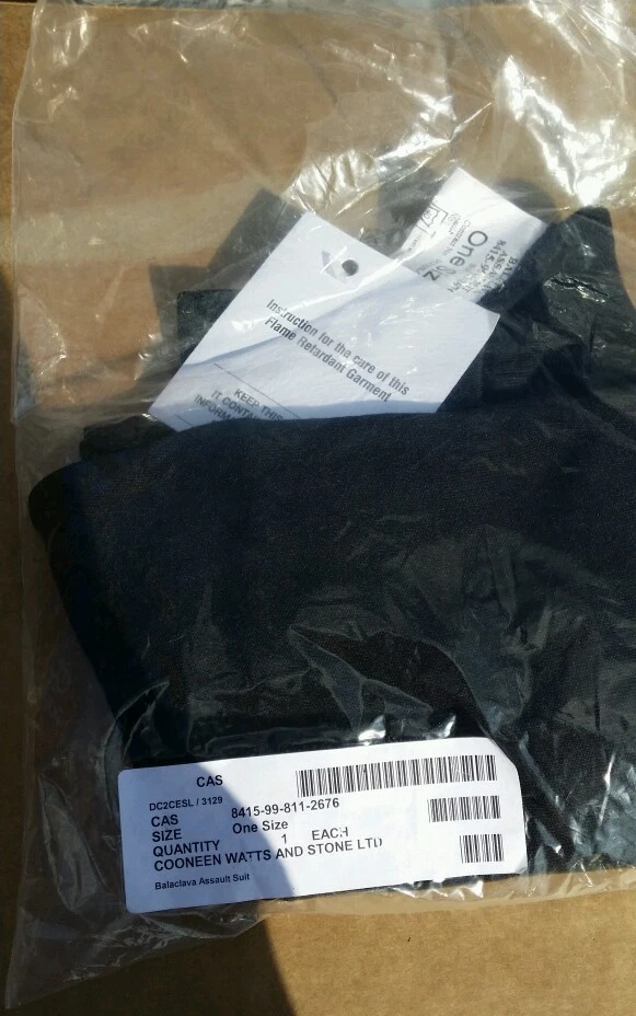 New British Army FR Anti Flash Hood S10 SF10 AR10 Gasmask SAS UKSF Assault Suit - Image 2 of 3