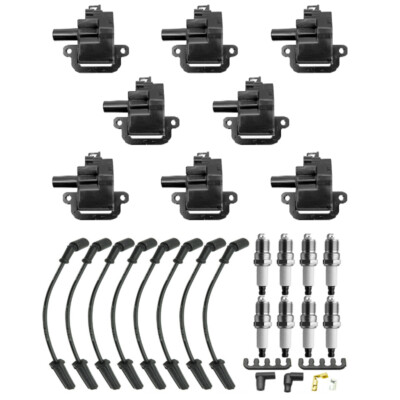 High Performance 8*Ignition Coil & Spark Plug For& Wries GM LS1 LS6 97-05 UF192