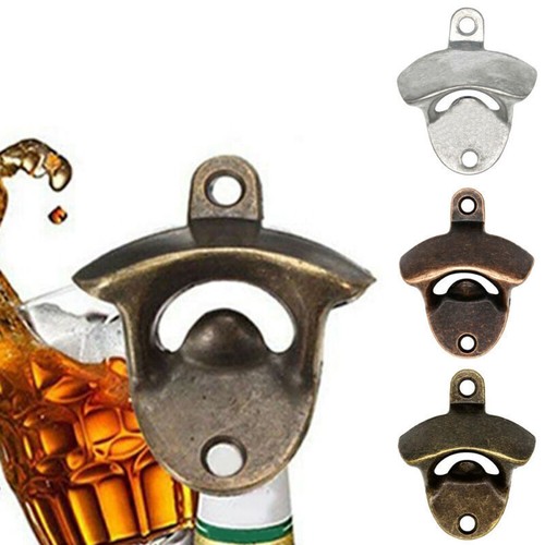 Wall Mounted Beer Bottle Opener Cast Iron Bottle Opener Wall Mounted Rustic AU· - Picture 4 of 9