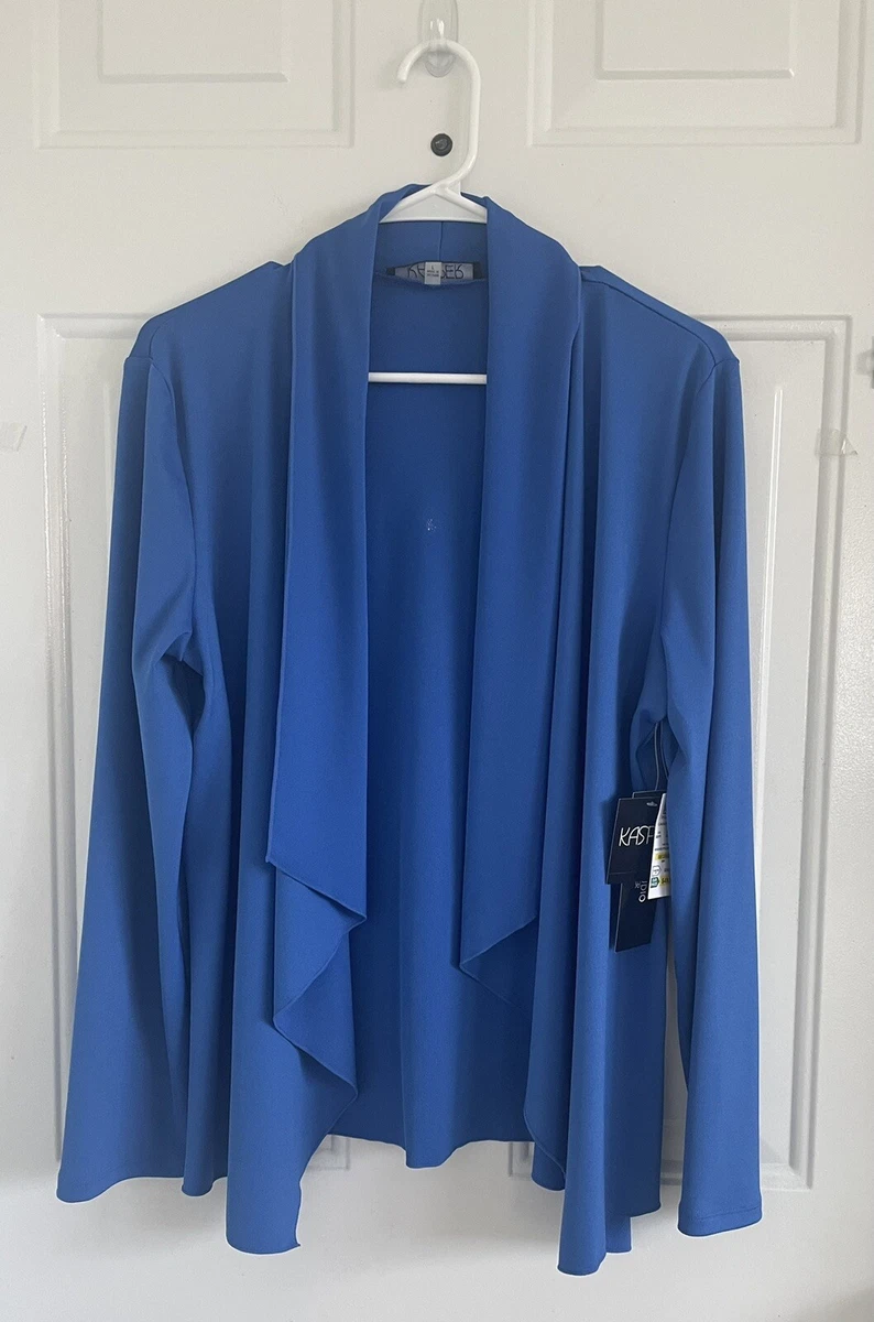 Blue shop waterfall cardigan