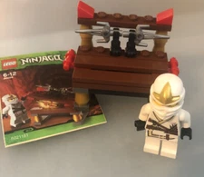 Lego Ninjago Minifig Hidden Sword Zane Figure Complete Set 30086 Lot Minifigure