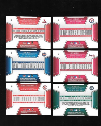 Juego completo Flair Lo 2003 sin SP'S (90 tarjetas) tarjetas coleccionables de béisbol MLB - Imagen 7 de 7