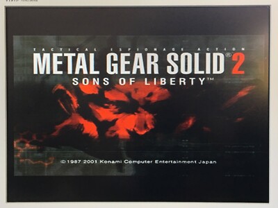 SONY PS2 Japan Metal Gear Solid 2 Sons of Liberty PlayStation 2