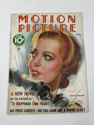 🔥🔥VINTAGE Motion Picture Magazine APRIL 1935 Loretta Young - Picture 2 of 15