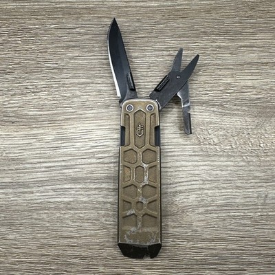 Gerber Lockdown Slim Pry Brown Bronze Pocketknife