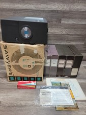 Sawyer 550R Slide Projector W Original Box Manual, Remote  VERY RARE SLIDES 