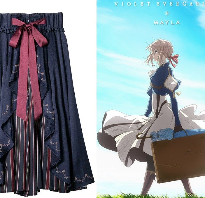 Violet Evergarden ICONIQUE SKIRT Akora Size M Women Mayla Japan