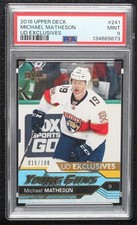 2016 Upper Deck Young Guns Exclusives /100 Michael Matheson #241 PSA 9 MINT mz6