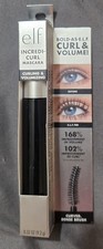 E.L.F. Incredi-Curl Mascara, Mascara Volumizzante A Lunga Tenuta Per Ciglia Ultra Sollevate E Incurvate, Formula Anti Sbavature, Prodotto Vegano E Non Testato Sugli Animali, Pitch Black-image