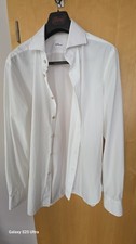 kiton white shirt 17/43