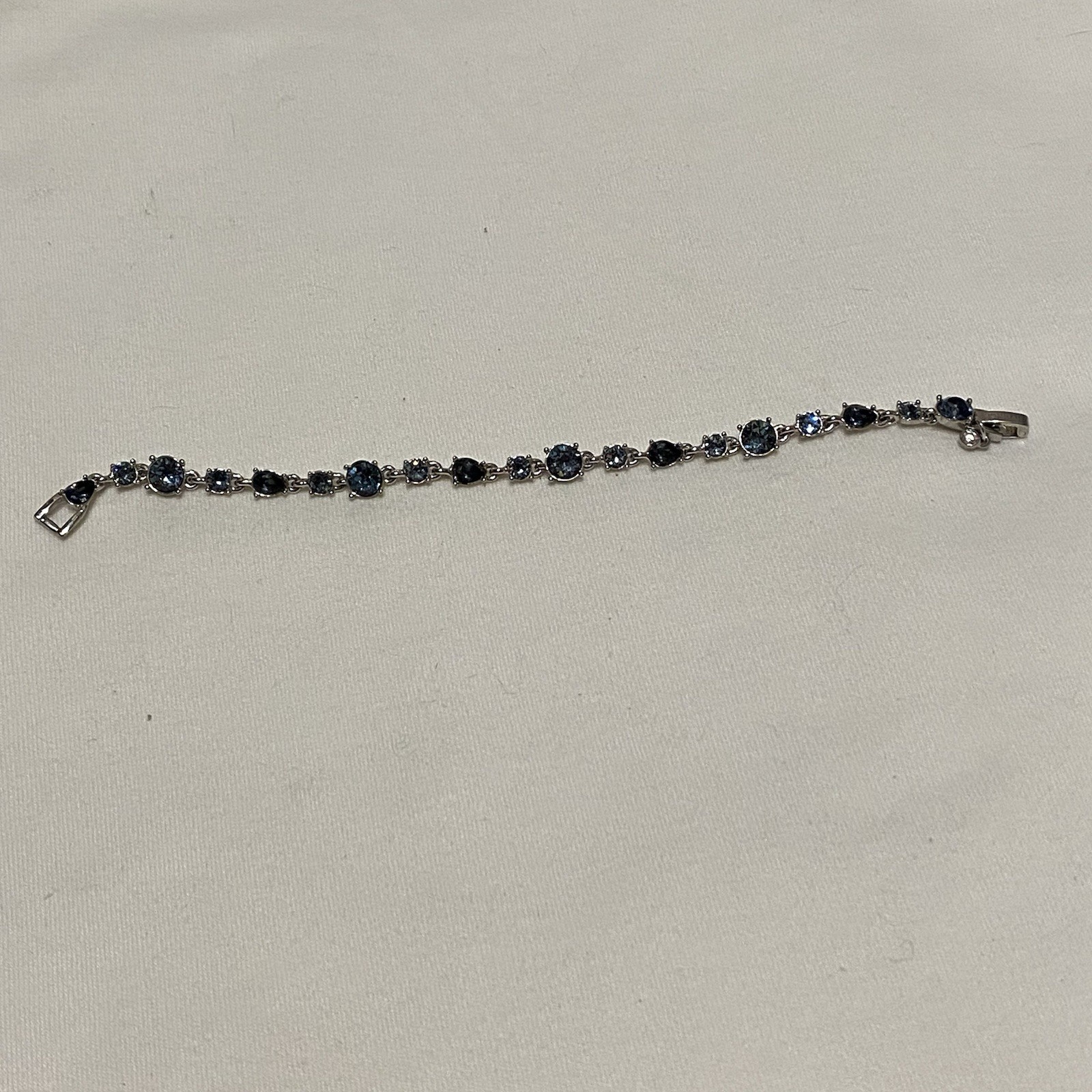 Givenchy Signed Silver-Tone Flex Bracelet Light A… - image 3