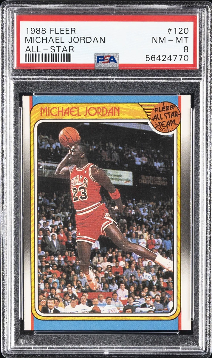 Michael Jordan Basketball Grade 8 1988-89 Season Sports Trading
