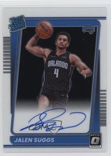 2021-22 Panini Donruss Optic Rated Rookie Signatures Jalen Suggs #179 Auto 13y5