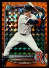 2025 Bowman Chrome - Roman Anthony - Orange Geometric /25 RED SOX FUTURE 🔥
