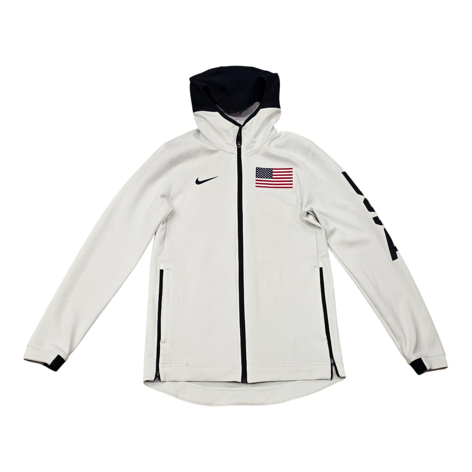 Men's Nike Team USA Olympic Basketball Therma Flex Showtime Hoodie FZ Sz Small