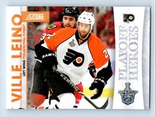 2010-11 Score Playoff Heroes Ville Leino Philadelphia Flyers #18