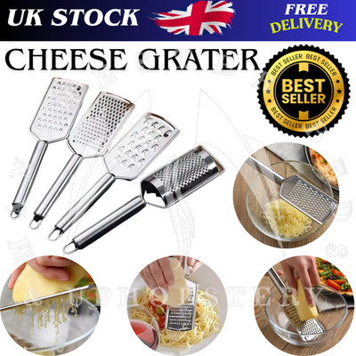 Hand Käsereibe mit Edelstahlgriff Ingwer Zitrone Zester Schneider UK