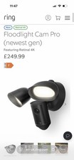 Ring Floodlight Cam Pro(newest gen) |Outdoor Security Camera |Retinal 4K, 10x