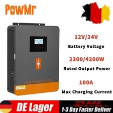 Hybrid Wechselrichter 4200W 24V MPPT Laderegler 100A - Solar Inverter Off-Grid
