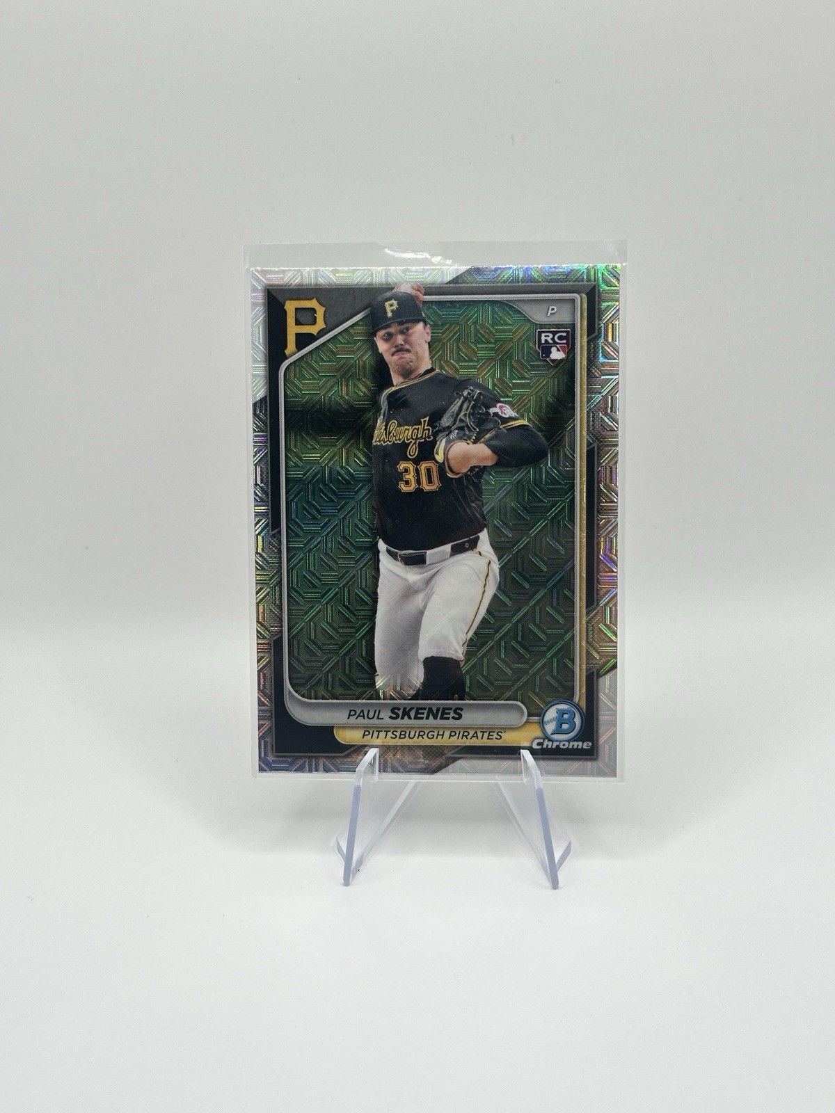 Bowman 2024 Chrome Mojo Refractor Rookie Paul Skenes #31 Pittsburgh Pirates