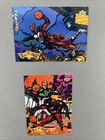 Lot of 2 1993 Fanimation 506 510 Michael Jordan Larry Bird Upper Deck Cards LP