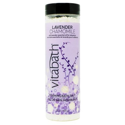 Vitabath Lavender Chamomile Foaming Bath Salts Relaxing Bubble Aromatherapy -...