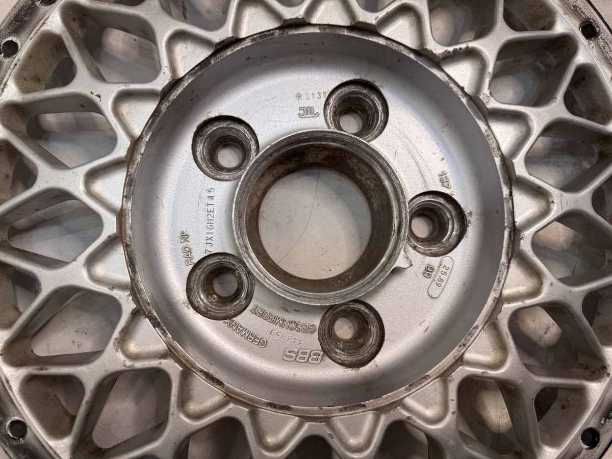 PRICE FOR SET OF ORIGINAL FACES, bbs rs 137, 16', 5x114.3 cb 60mm