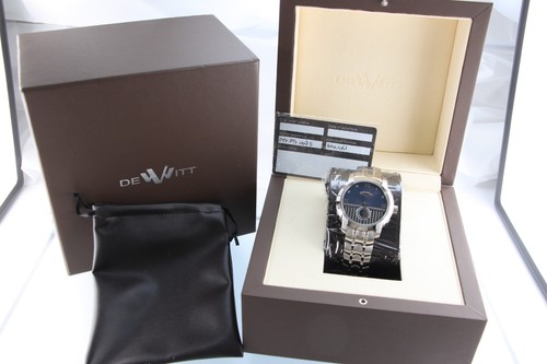 DeWitt Academia SS Automatic Blue Dial 43mm FTVPTS007S Men'Wat...