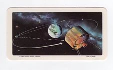 Brooke Bond  Canada Space Age #18 Syncom communication satellite