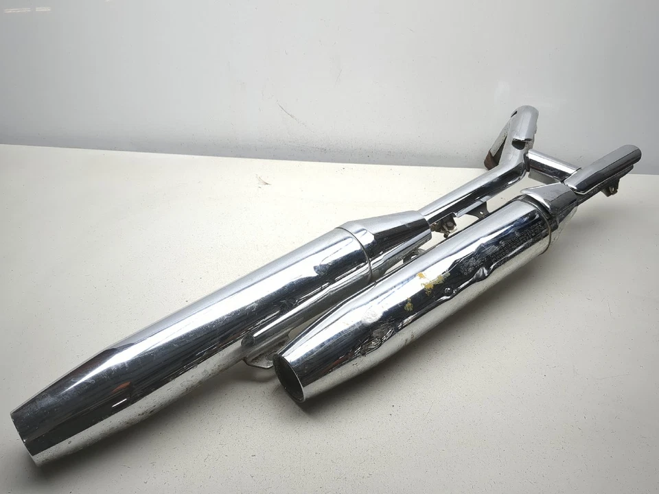 Latas silenciador silenciador escape Yamaha V Star XVS 650 98-08 Foto 4 de 4