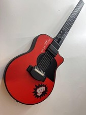 Yamaha EZ-AG Acoustic Electronic Guitar Limited Red Light-Up Silent Guitar