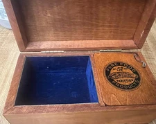 HJ Heinz Company Little House Where We Began 1869 Wood Music Trinket Box