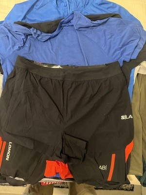 Salomon Men s Small S Lab Black Running Shorts Athletic  Pro Running