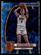 2024-25 Bowman University Chrome Sapphire Kayleigh Heckel #43 Trojans