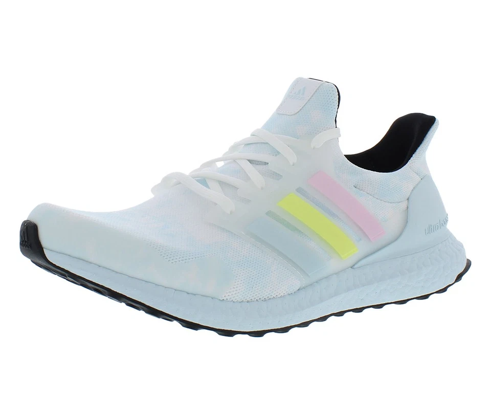 Zapatos Adidas Ultraboost para hombre talla 11, color: tinte cielo/tinte amarillo/rosa claro Foto 2 de 4