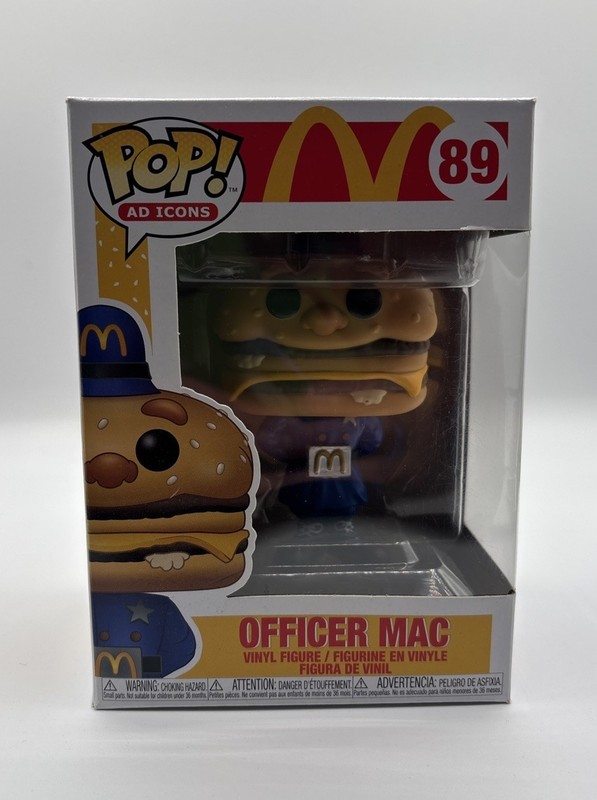 Funko Pop! Ad Icons McDonalds 89 Officer Mac 2020 Vinyl Figure