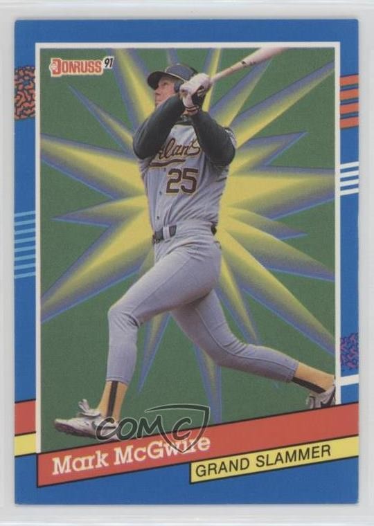1991 Donruss Grand Slammers Mark McGwire #11 b8c