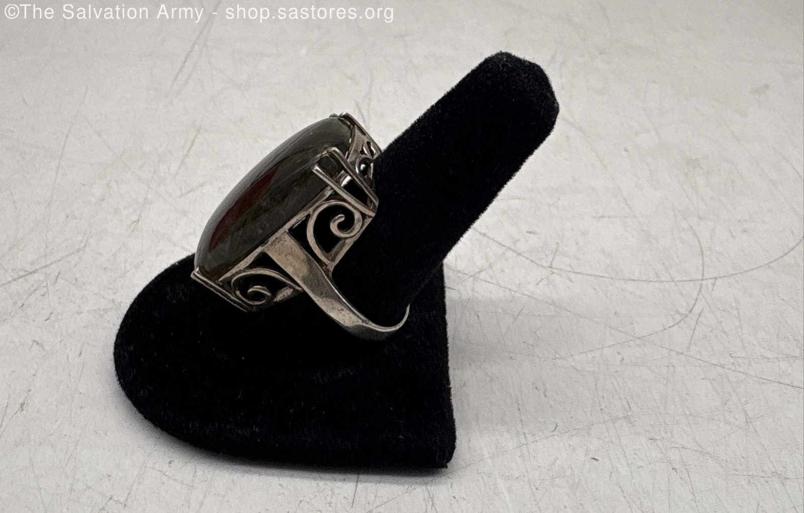 925 Sterling Silver Large Rectangular Labradorite… - image 2