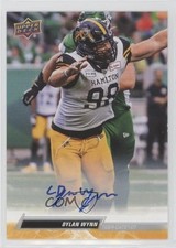 2023 Upper Deck CFL Auto Dylan Wynn #68 Auto c6x