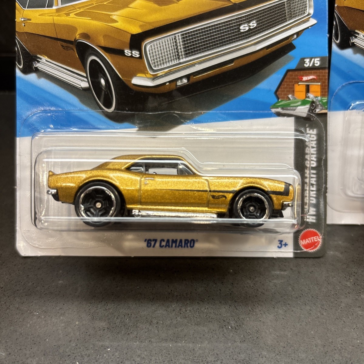 2026 Hot Wheels Lot Of (2) '67 Camaro Gold New 1/64 Dream Garage