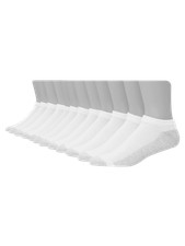 Men's Low Cut Cushioned Work Socks 12-Pair Pack Durable fort Athletic Crew