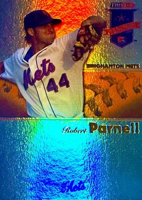 2008 TRISTAR PROjections Robert Parnell Orange Reflective 1/5 #113 Mets Tigers