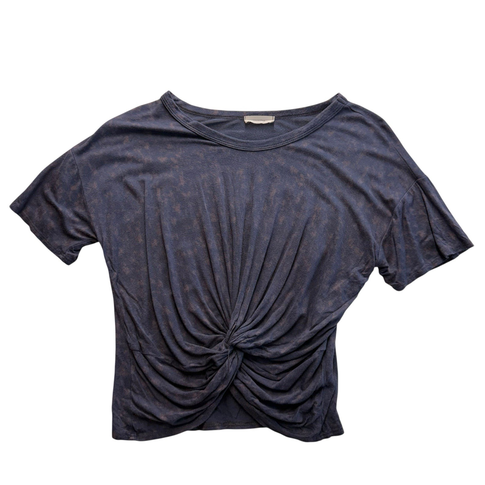 Tiny Willow Blue Front Tie Pullover Tee Size Smal… - image 2