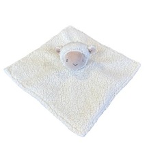 PARENT'S CHOICE Ivory Lamb Soft Lovey Security Blanket Plush for Baby