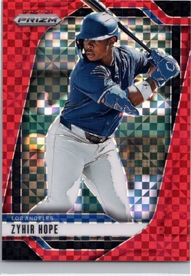 2025 Panini Prizm - Zyhir Hope Red Power Prizm /99 (RC)